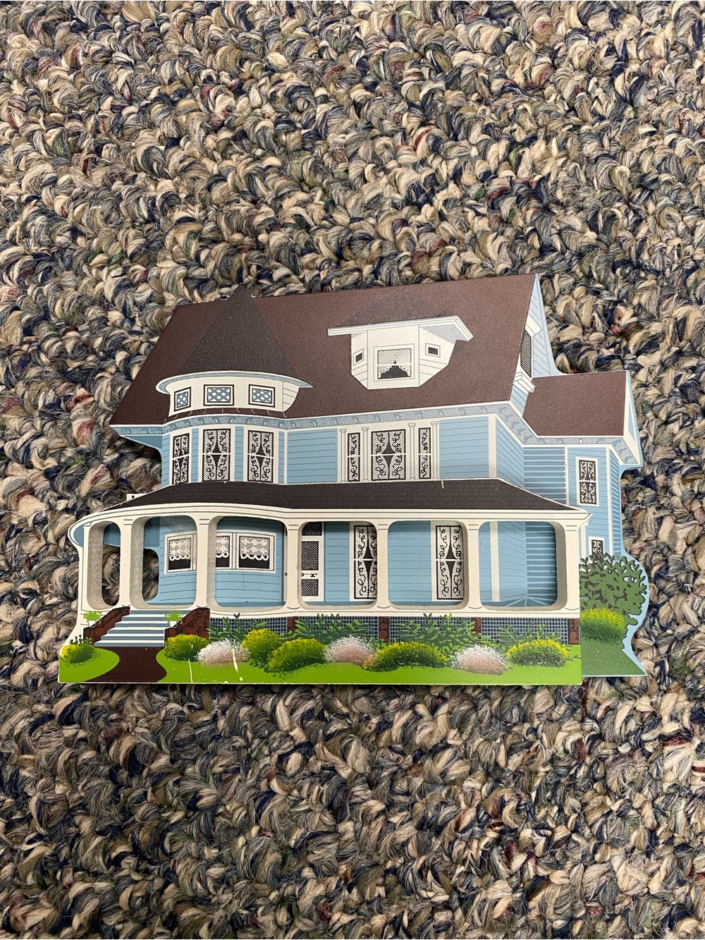 Goodwill House West Virginia Die-Cut Decorative Plaque - Light Blue